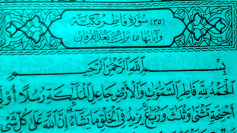 في أجواء بعض آيات سورة "فاطر" المباركة