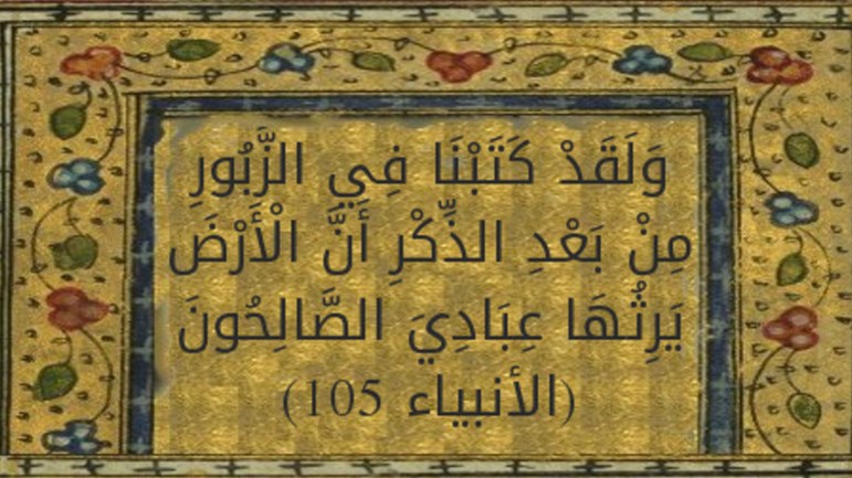 الأرض يرثها عباد الله الصّالحون