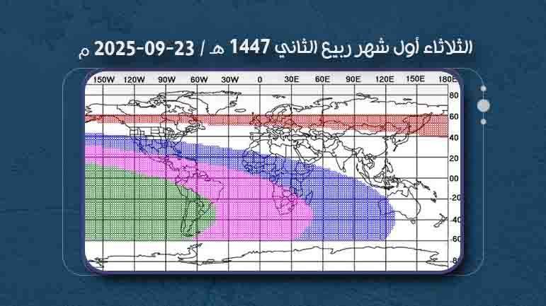 الثّلاثاء أوّل شهر ربيع الثّاني 1447هـ