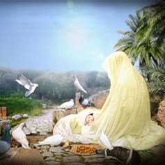 الملائكةُ تبشِّرُ مريمَ (ع) بولادةِ المسيح