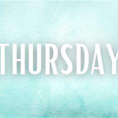 Thursday Supplication