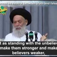  We cannot be neutral between truth and falsehood 