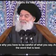  Acquire the habit of saying what is good 