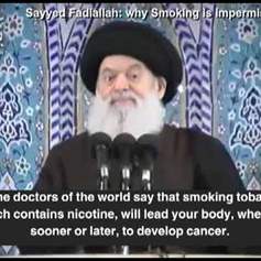  Sayyed Fadlallah: why Smoking is impermissible 