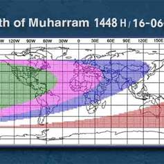 Tuesday is the first day of the month of Muharram 1448 AH