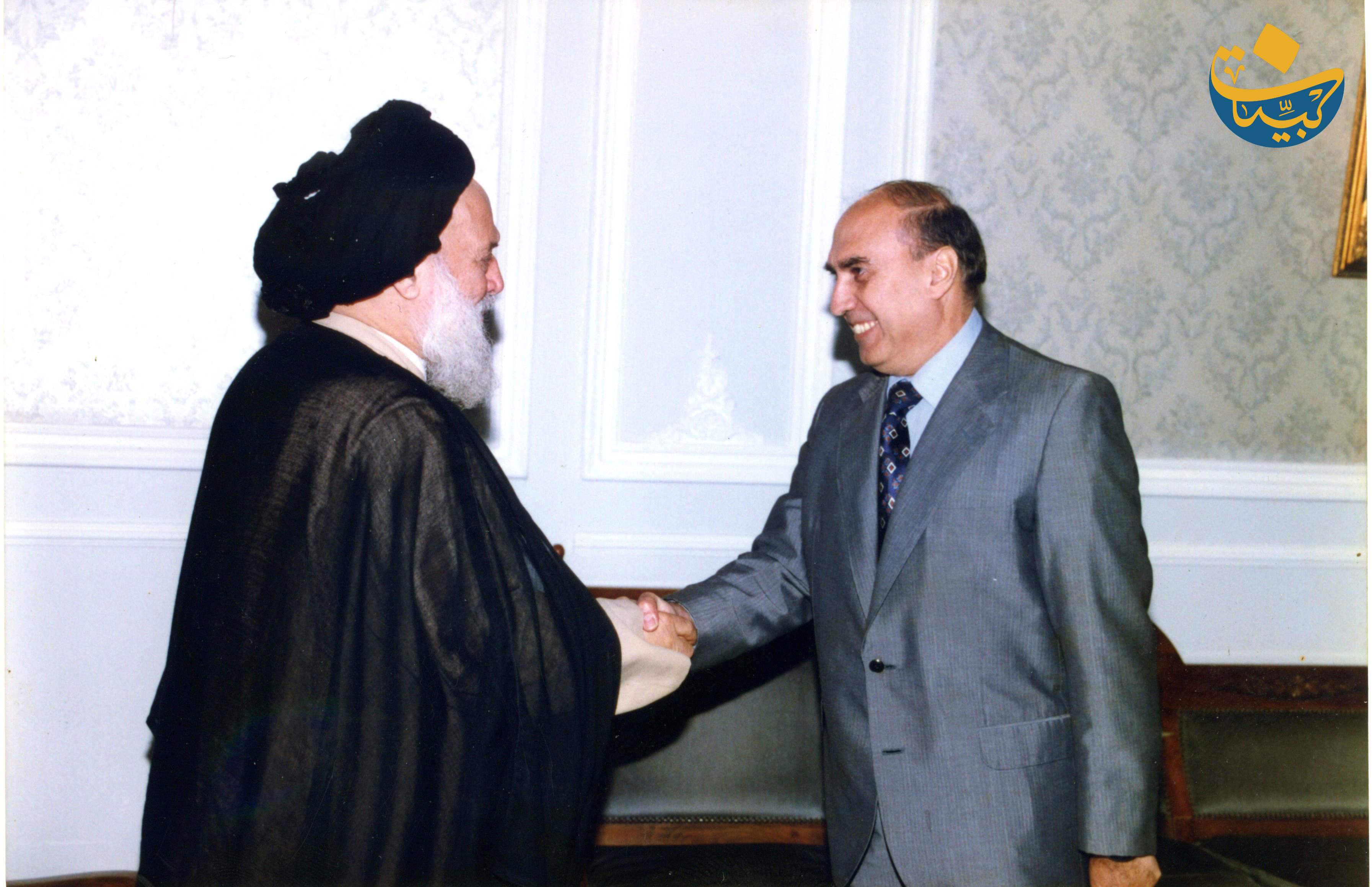 السفير التركي عند السيد فضل الله ناظم دوملي 1998