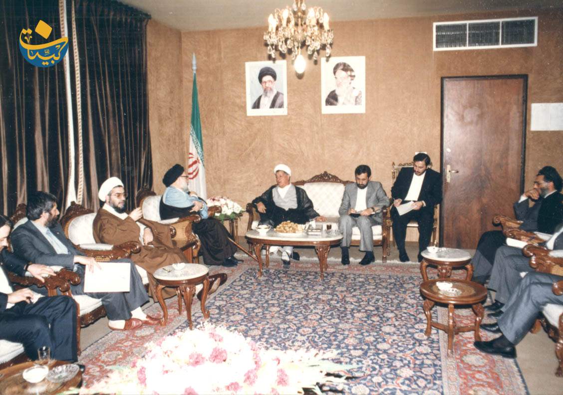 رفسنجاني- السيد فضل الله 28 04 1991  بدمشق