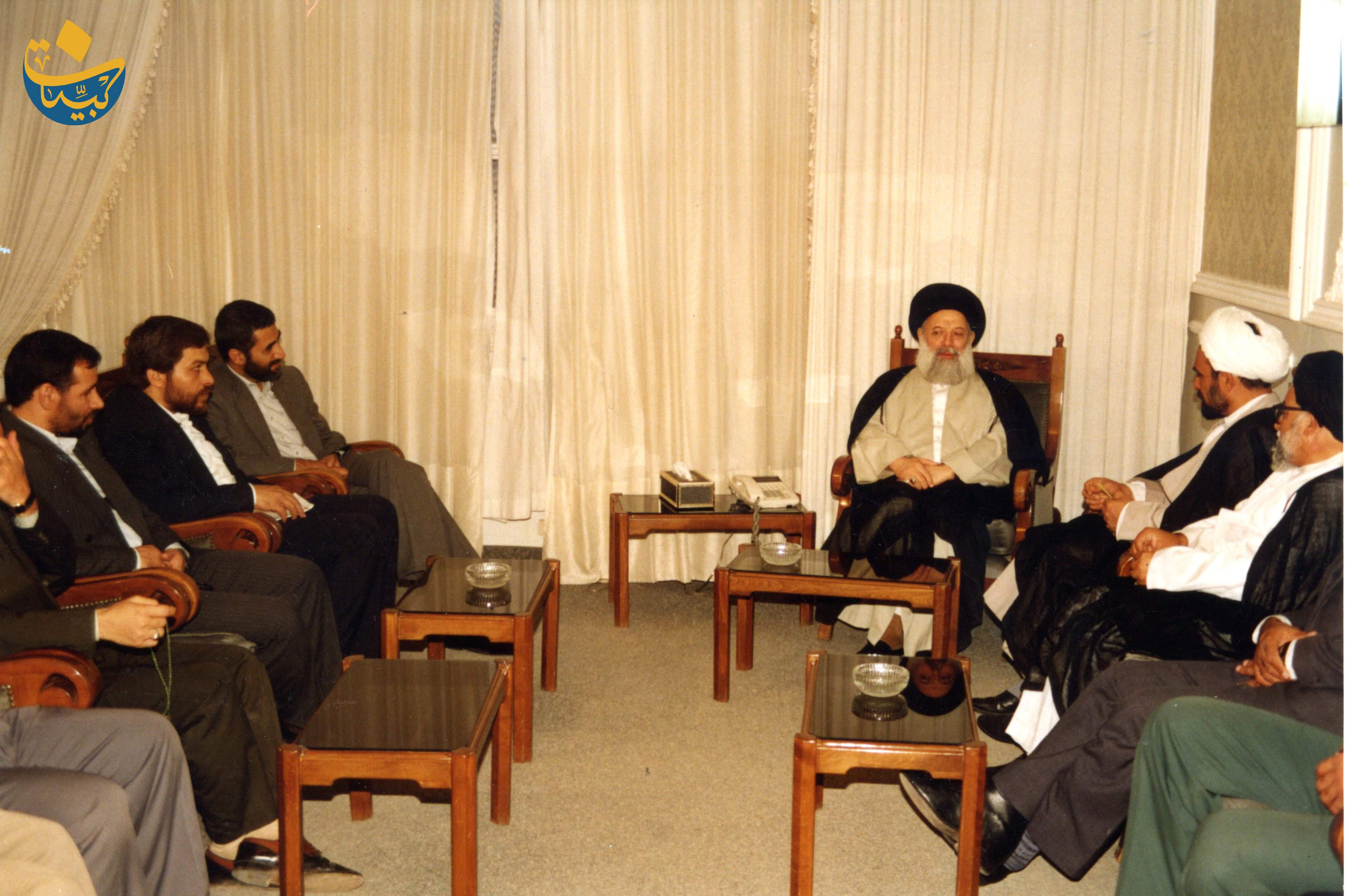 وفد من مؤسسة الشهيد في ايران 1993