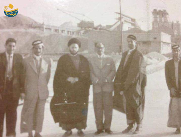 محافظة المثنى في جنوب العراق في الستينات عندما جاء السيد الى النجف وكان في ضيافة ال الشيخ عبد الرسول