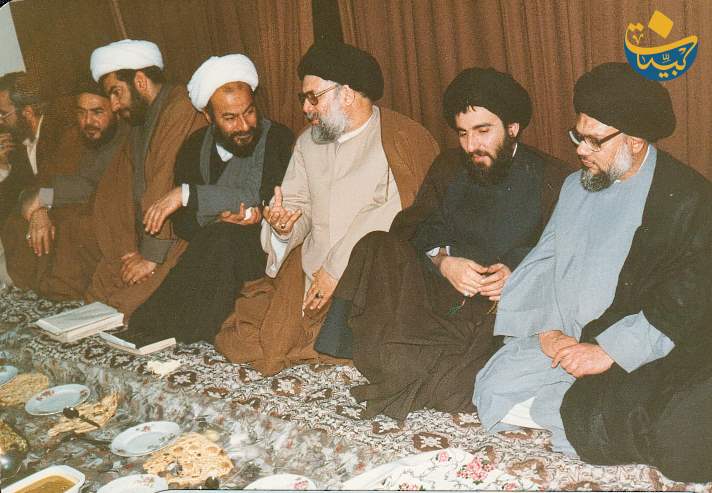 السيد كاظم الحائري السيد الشاهرودي والشيخ الاصفي
