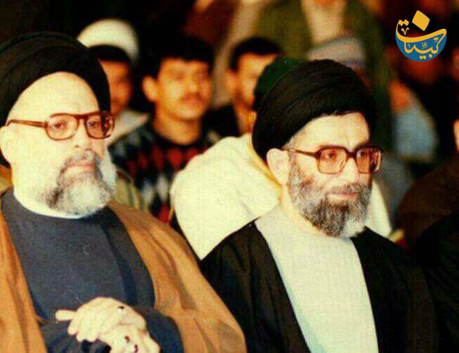 المرجع السيد فضل الله والسيد خامنئي