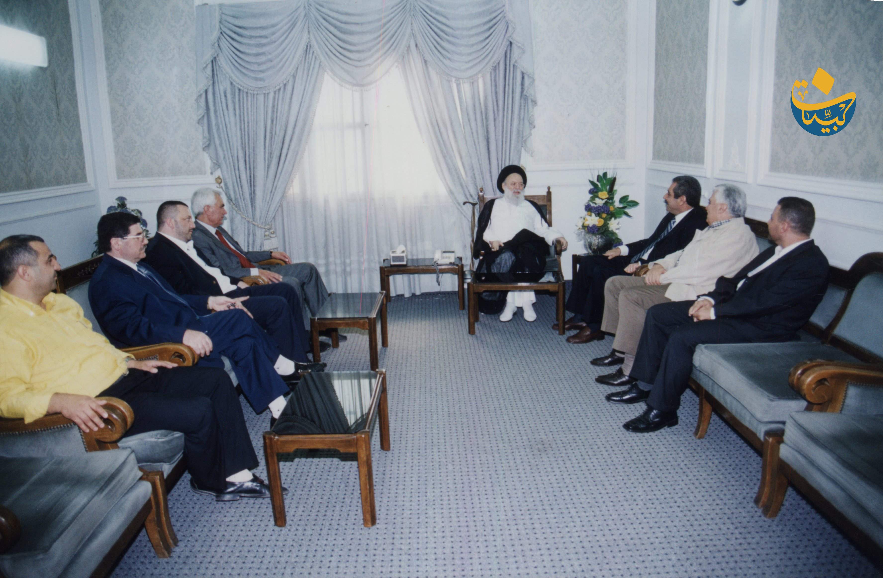 وفد حزب القومي السوري جبران عريجي 16 07 2003 8