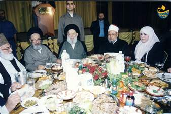 عشاء على هامش مؤتمر القدس 2004