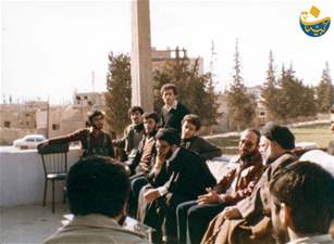 مع السيد عباس الموسوي 1982