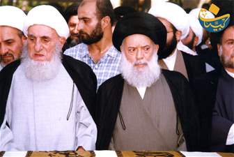 الشيخ عبد الكريم شمس الدين  الصلاة على السيد عبد الصاحب الحسني ايلول 1998
